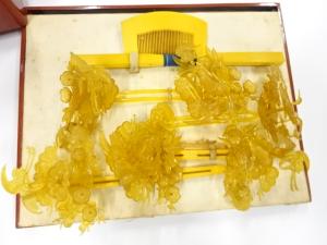 アンティーク　花嫁衣裳髪飾りセット